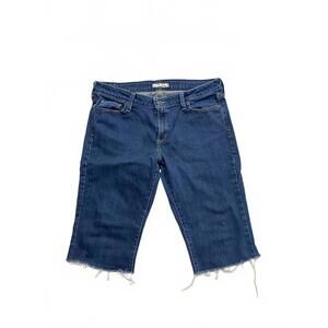 Levi's 545 Boot Cut Denim Cut Off Jean Shorts Date 0808 Red Tab Size 14 Medium